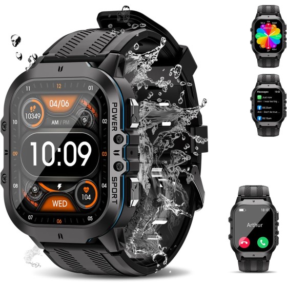 Oukitel BT20 Rugged Outdoor Watch For Men 5ATM Waterproof