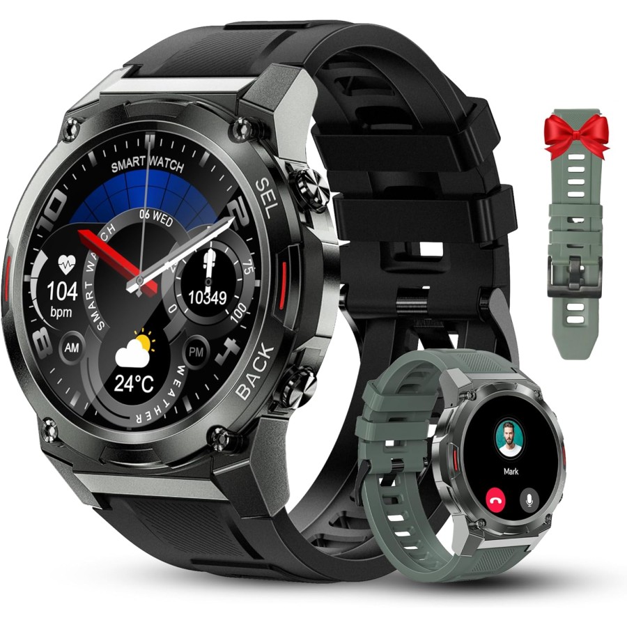 Oukitel BT50 Rugged Military SmartWatch BLACK/GREEN