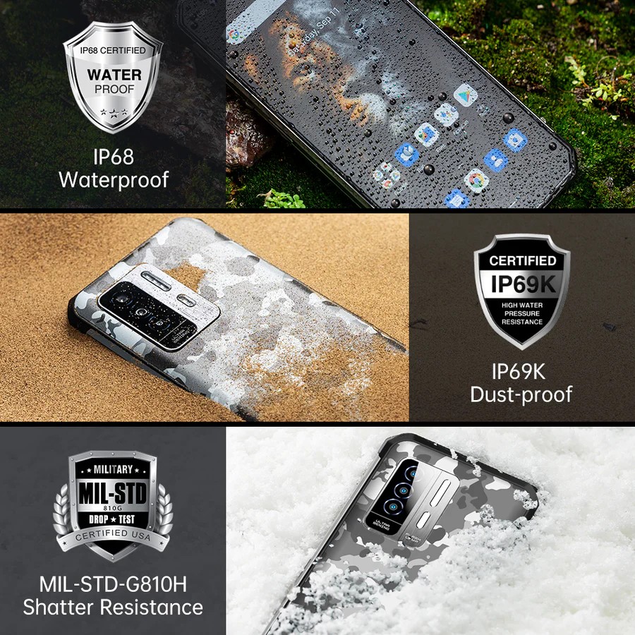 Oukitel WP27 8500mAh IP68 IP69K Global Bands Rugged Smartphone (12+256GB NFC)