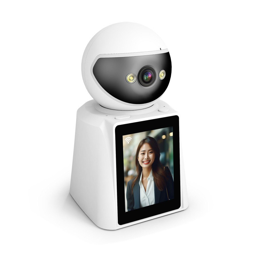 SH053 SRIHOME PTZ: Smart home security. 4MP HD, 2.8" screen, 2-way talk, human detection, night vision.