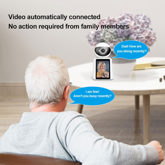 SH053 SRIHOME PTZ: Smart home security. 4MP HD, 2.8" screen, 2-way talk, human detection, night vision.