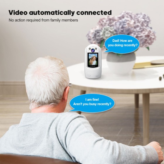 SH053 SRIHOME PTZ: Smart home security. 2MP HD, 2.4" screen, 2-way talk, human detection, night vision.