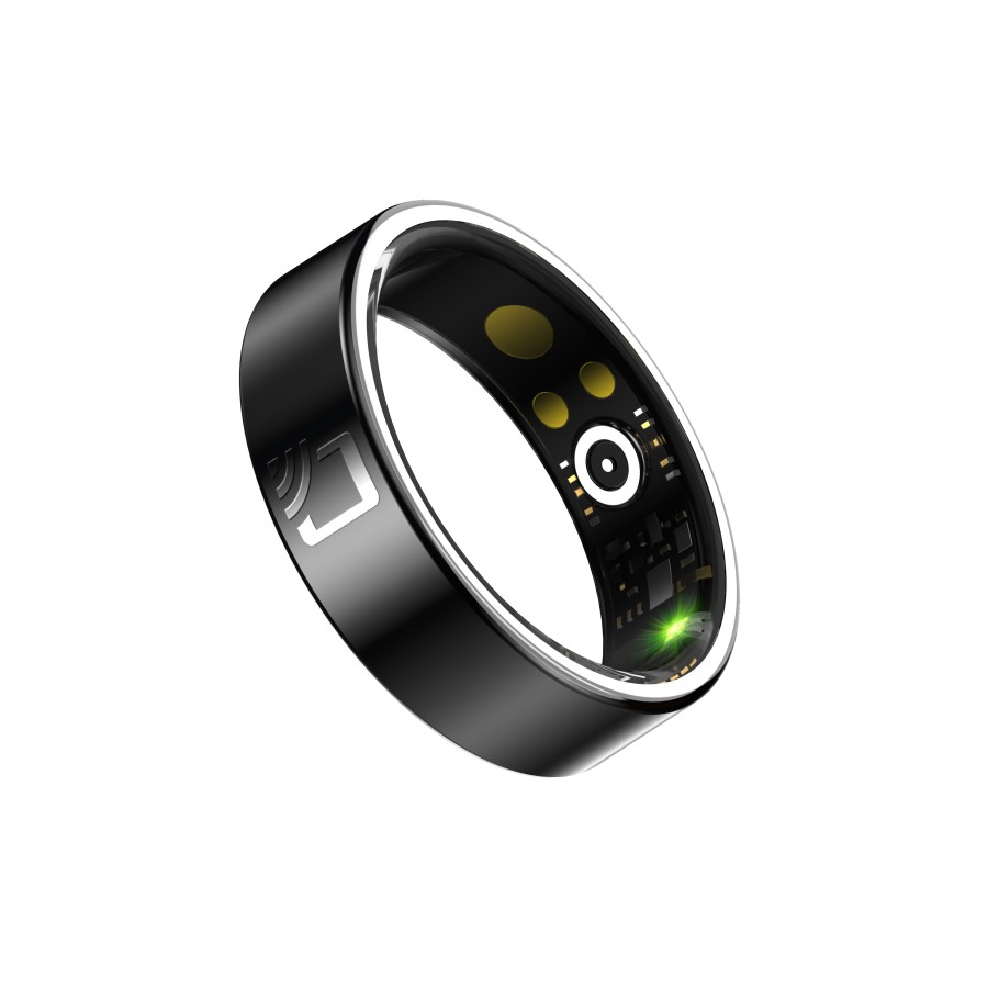 Oba Ring-R10 Anello smart Conta Passi,Distanza,Calorie,Frequenza cardiaca,Qualità del sonno,Livello Stress,Ossigeno sangue, APP