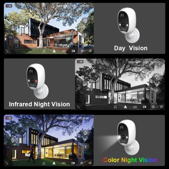 DH008-4MP(WiFi) IP Camera: Wireless Security, Simple Installation, and Long Battery Life