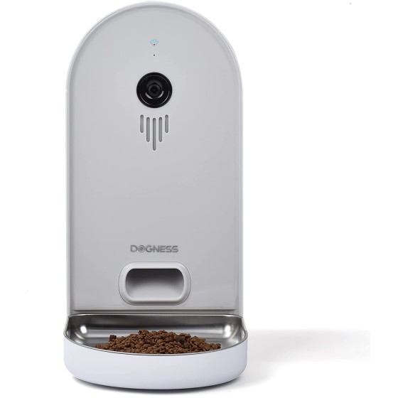 "Monitor and Feed Your Pets with DOGNESS Smart Cam Feeder: HD WiFi Camera with Two-Way Audio, Night Vision and Portion Control"