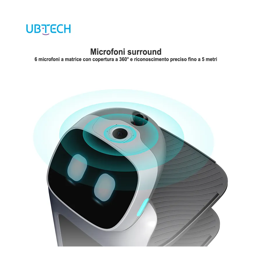 UBTECH GiroBOT-L100 Serving Robot: AI, Wi-Fi, Long Battery Life, Easy to Use