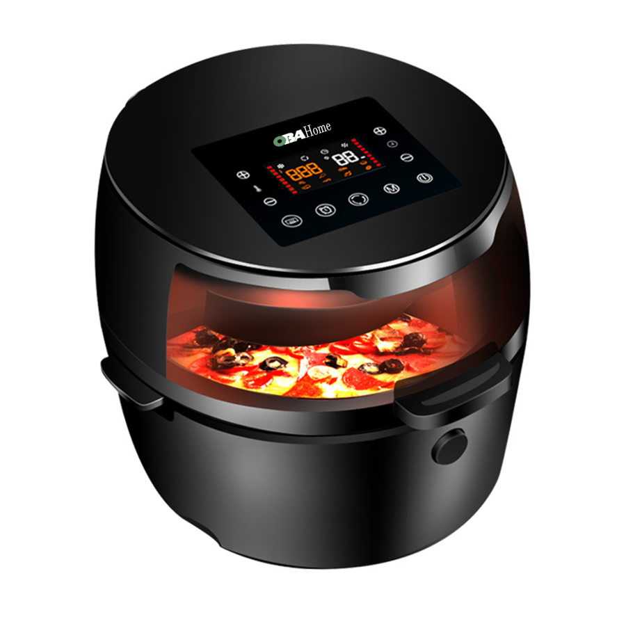 Friggitrice ad aria OBA-OH08 8L: cucina sana e gustosa con sistema aria  rotante touch screen