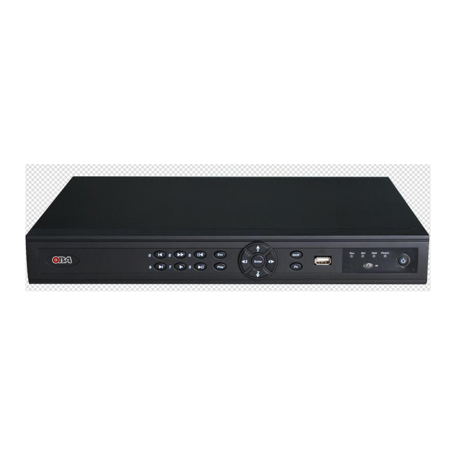 "16-Channel NVR with Facial Recognition & PoE for Perimeter Control - OBA PFD16 Surveillance System"