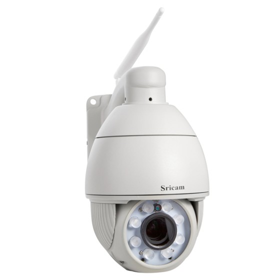 REFURBISHED SriHome's SP008-S QHD 5MP IP Camera - Wifi 5G, Motorized, SD Support up to 128GB, Built-in Mic,Color Night Vision"
