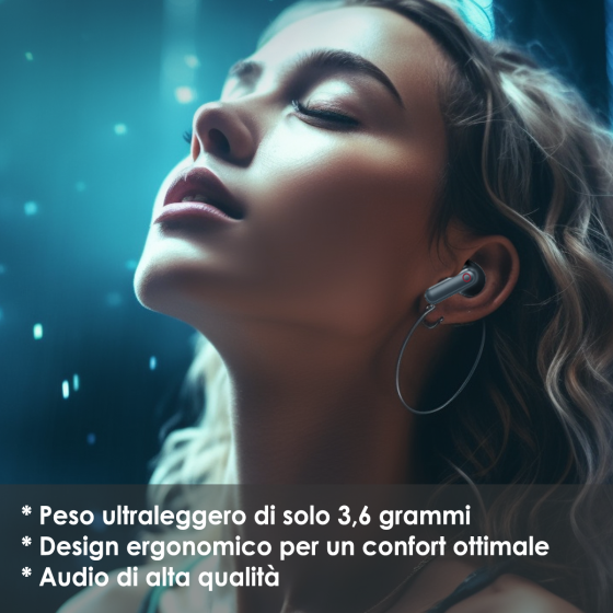 OBA-ProX3 Bluetooth Earphones 5.3 Wireless Headphones In Ear Stereo ENC Noise Cancellation, 30 Hours Sport, IPX4 Waterproof