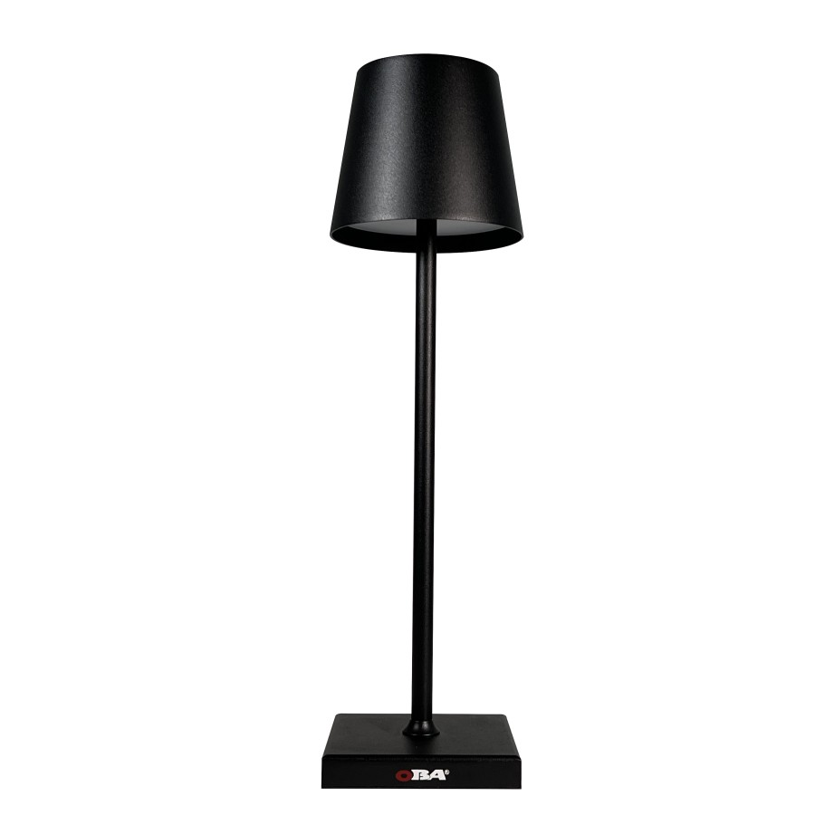 Lampada da tavolo LED ricaricabile con luce calda e dimmerazione continua Modello: OB-LD02B